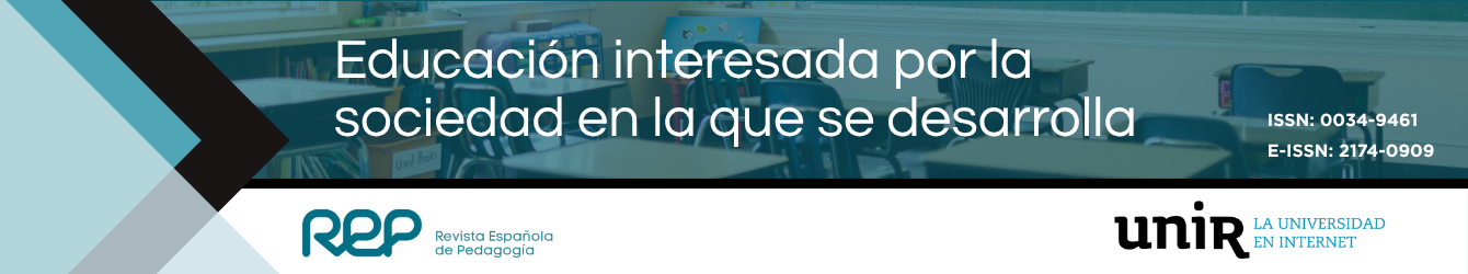 Revista Española de Pedagogía Banner